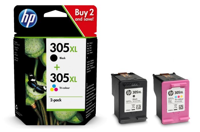 HP305 / 305XL Ink Cartridges, DeskJet 2710 DeskJet 2720, Envy 6000