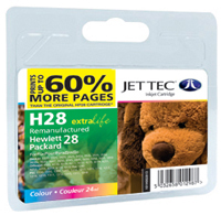Replacement 60% More Pages Colour Ink Cartridge (Alternative to HP No 28, C8728A)