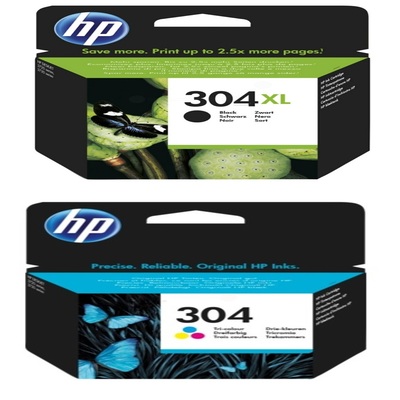 HP304XL Black Original High Capacity HP Printer Ink Cartridge HP 304