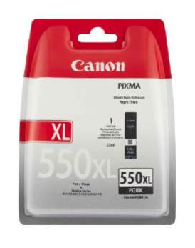 CANON PGI-550XL PGBK ink cartridge pigment black high capacity 1-pack blister without alarm