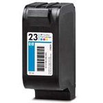 HP 23 High Capacity Tri Colour Ink Cartridge White Pack