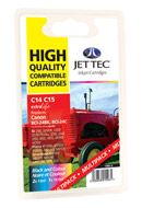 Jet Tec BCI-24 MultiPack 2 x Lightfast Black and 1 x Colour Ink Cartridges