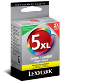 Lexmark High Capacity 5XL Colour Ink Cartridge - 018C2470E