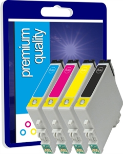 Premium High Capacity Compatible Multipack CMYK Ink Cartridges for T044540