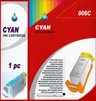 Canon s900 006C Premium Compatible Cyan Ink Cartridge for ( BCI-3 / BCI-6 Cyan )