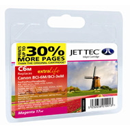 Canon i950 C6M Jet Tec BCI-6 Magenta 30% Extra Ink Cartridge, 17ml